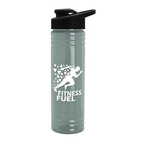 Slim Fit RPET Bottle with Drink-Thru Lid - 24 oz.