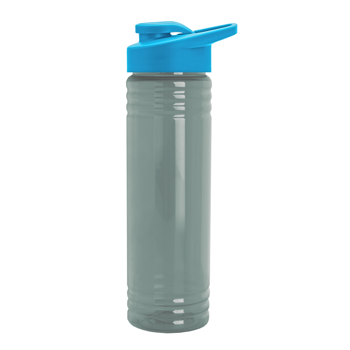 Custom logo Slim Fit RPET Bottle with Drink-Thru Lid - 24 oz.