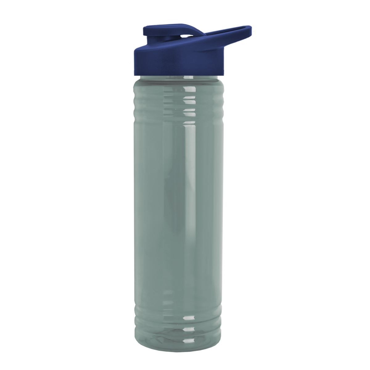 Custom logo Slim Fit RPET Bottle with Drink-Thru Lid - 24 oz.