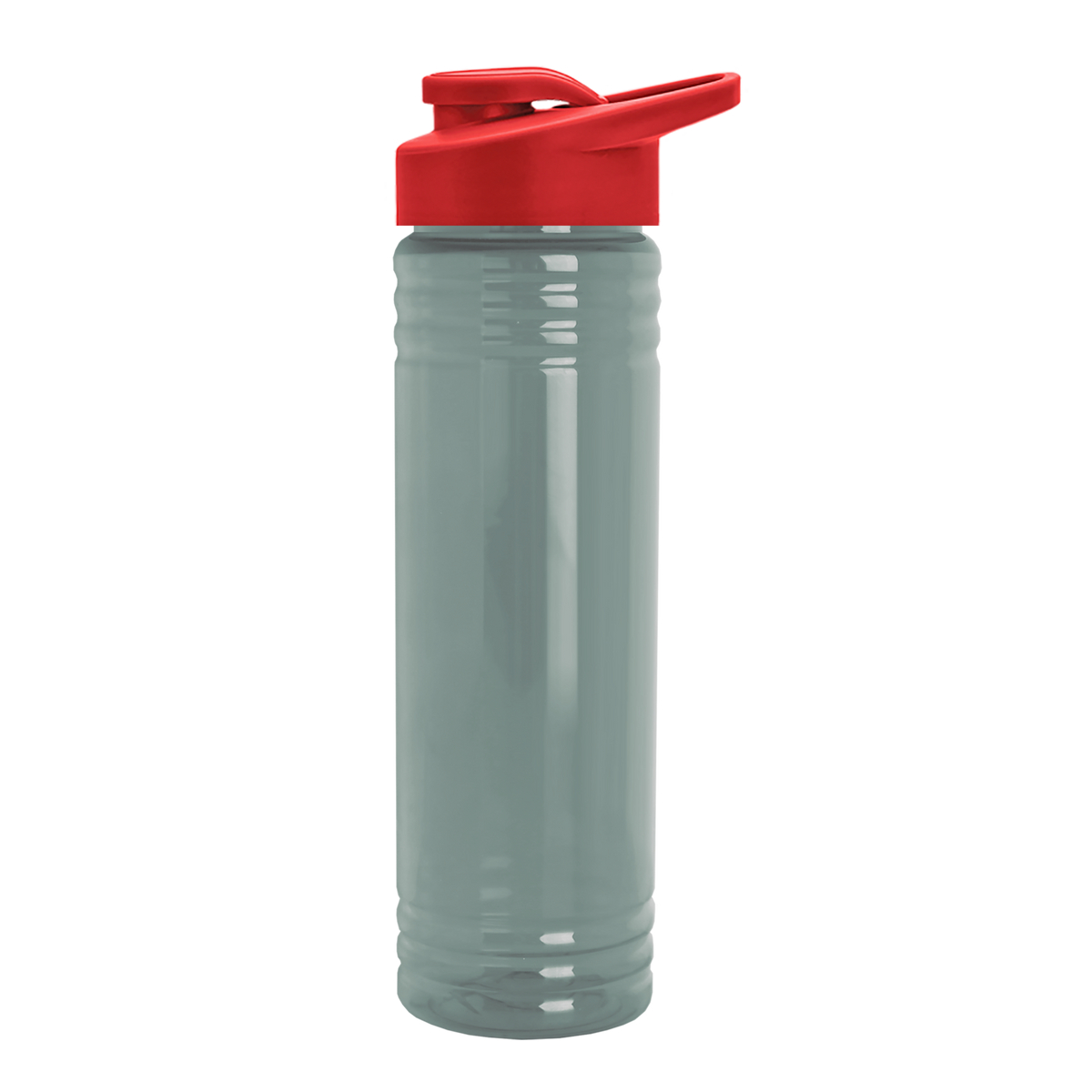 Custom logo Slim Fit RPET Bottle with Drink-Thru Lid - 24 oz.