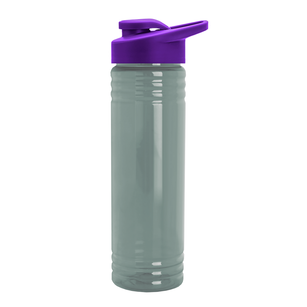 Custom logo Slim Fit RPET Bottle with Drink-Thru Lid - 24 oz.