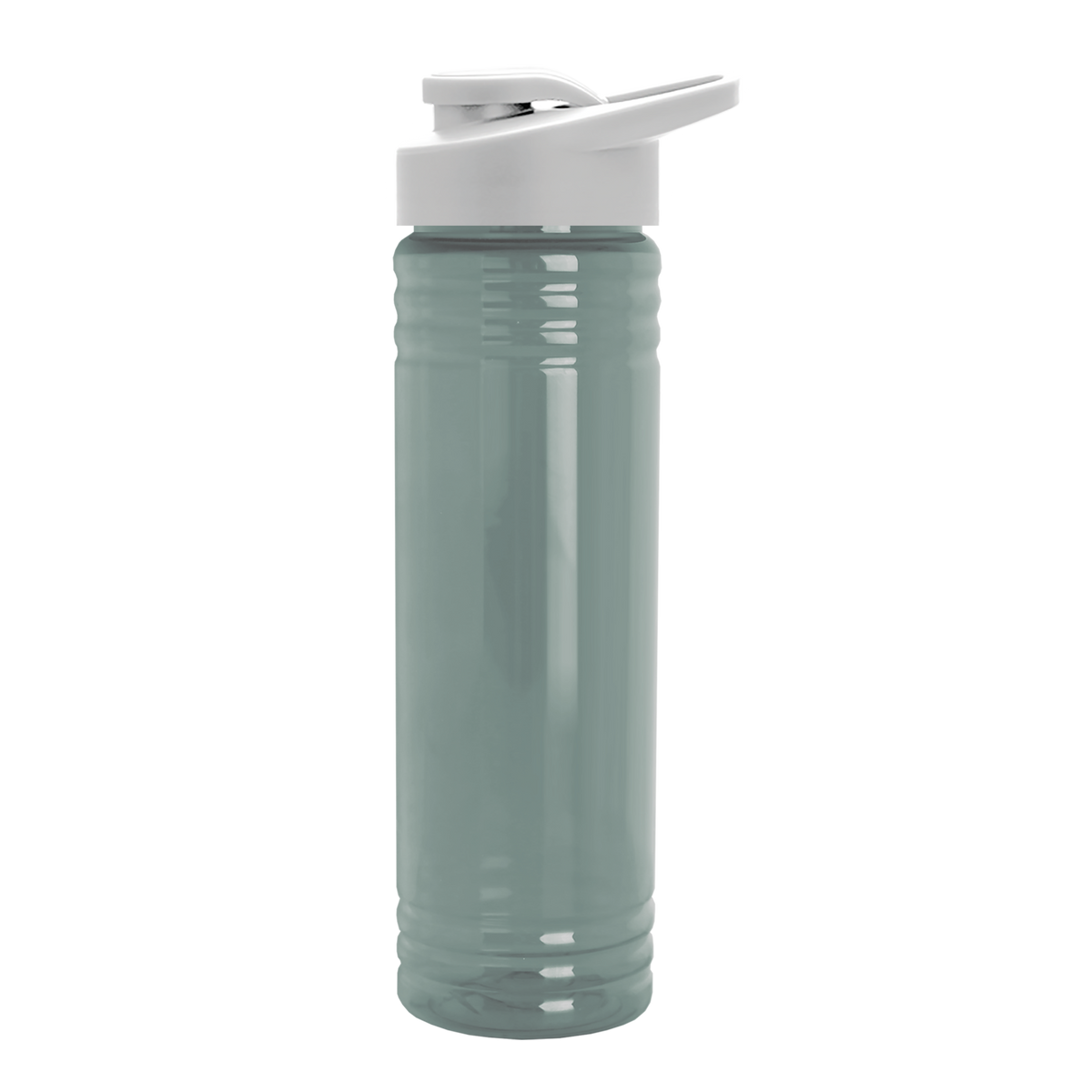 Custom logo Slim Fit RPET Bottle with Drink-Thru Lid - 24 oz.