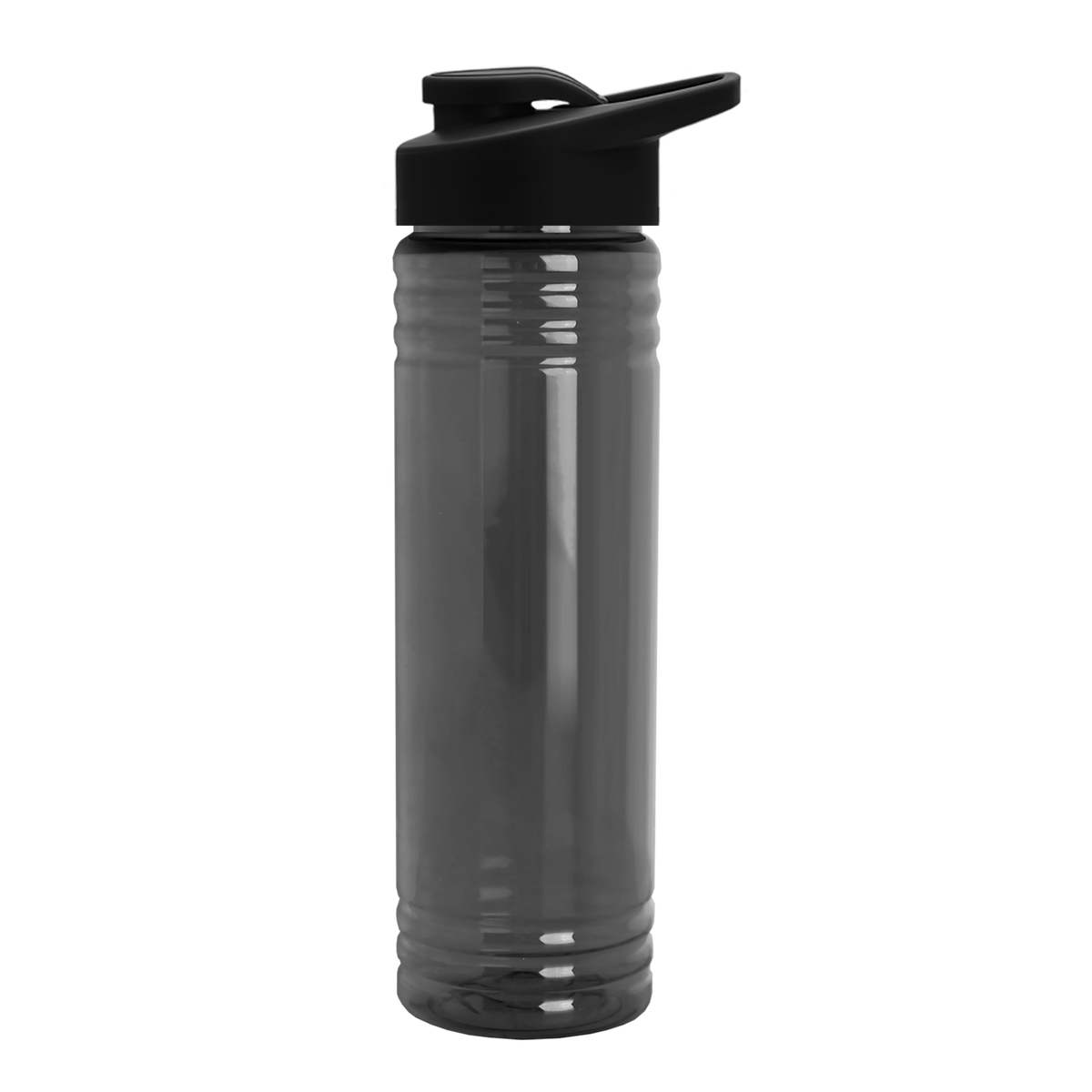 Custom logo Slim Fit RPET Bottle with Drink-Thru Lid - 24 oz.