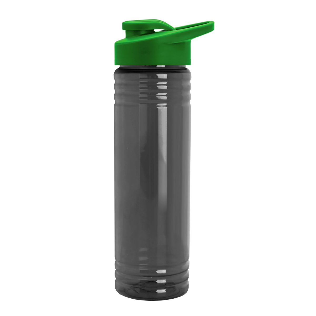 Custom logo Slim Fit RPET Bottle with Drink-Thru Lid - 24 oz.