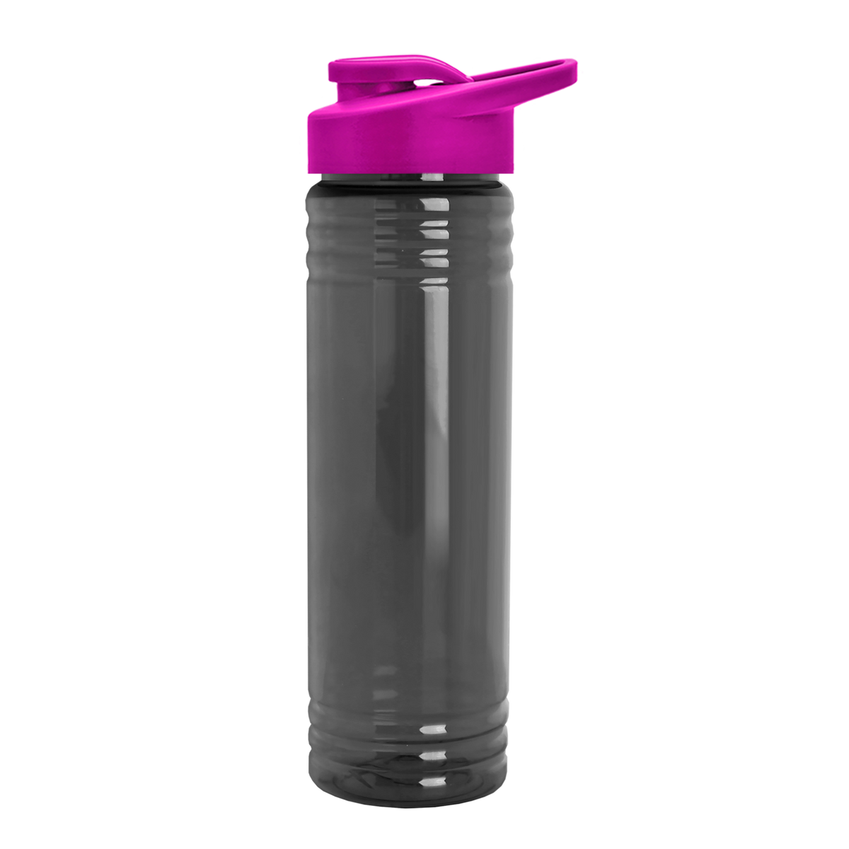 Custom logo Slim Fit RPET Bottle with Drink-Thru Lid - 24 oz.