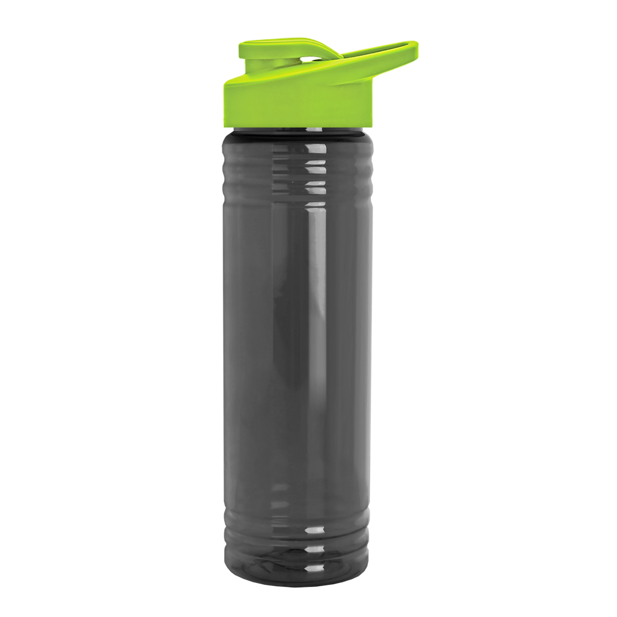 Custom logo Slim Fit RPET Bottle with Drink-Thru Lid - 24 oz.