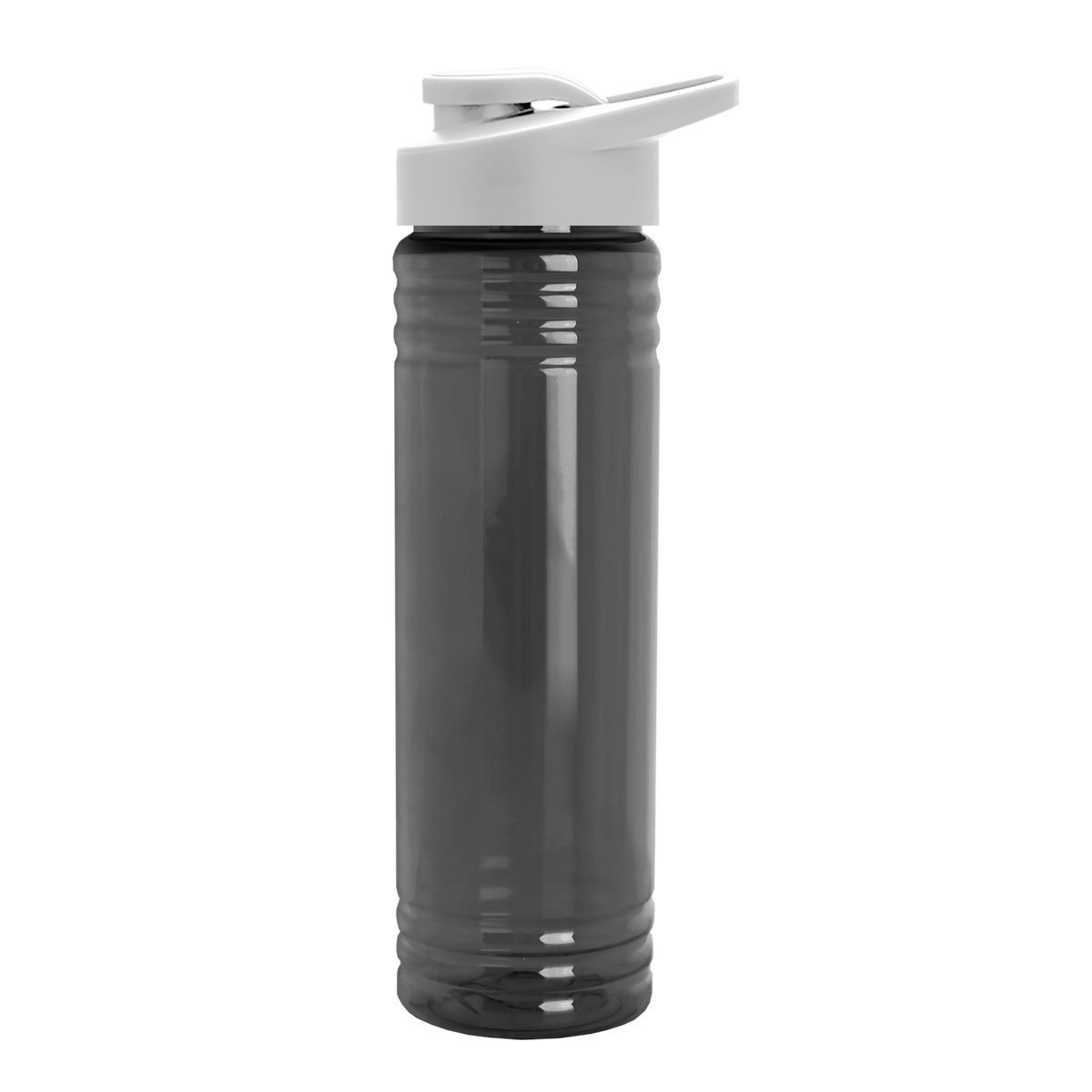 Custom logo Slim Fit RPET Bottle with Drink-Thru Lid - 24 oz.