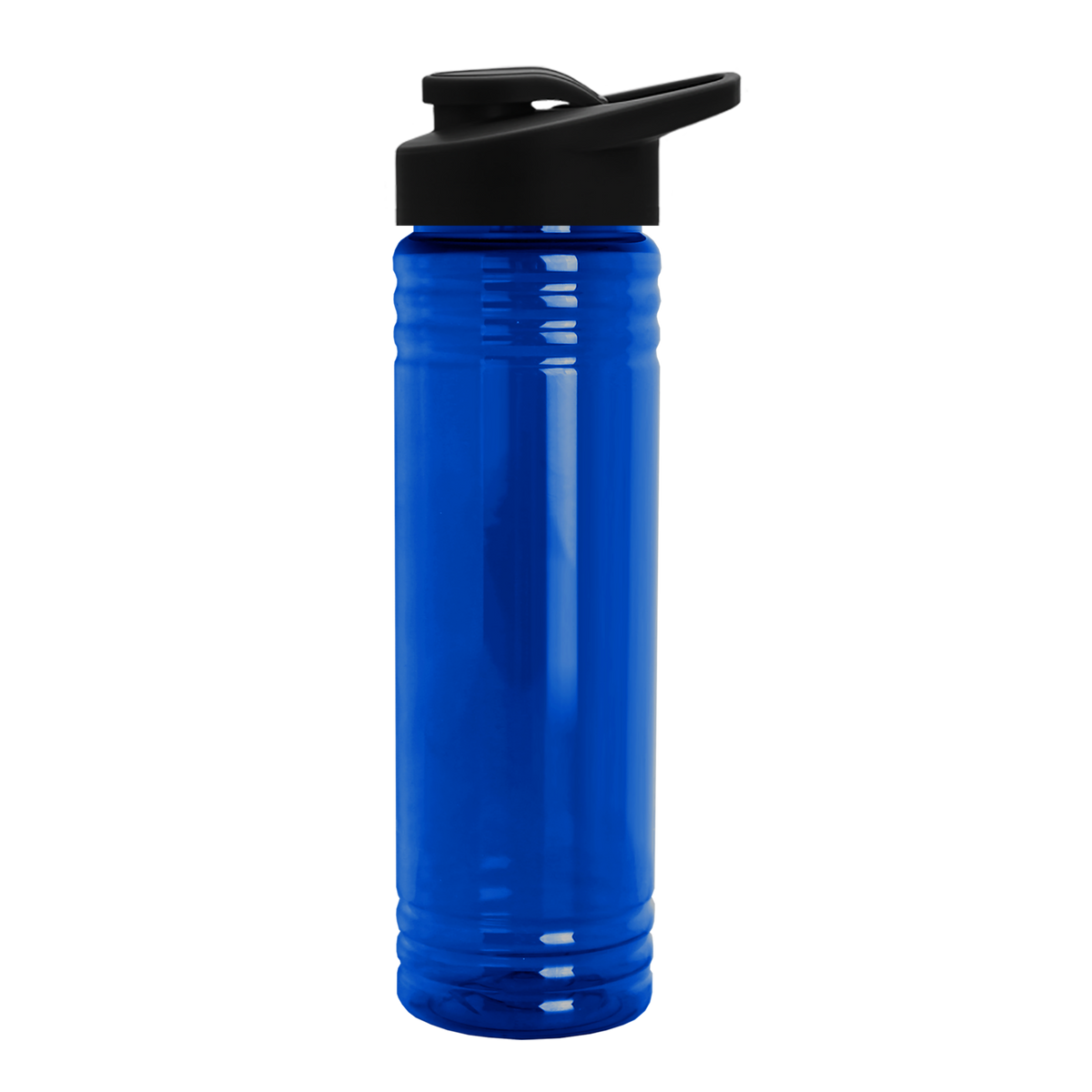 Custom logo Slim Fit RPET Bottle with Drink-Thru Lid - 24 oz.