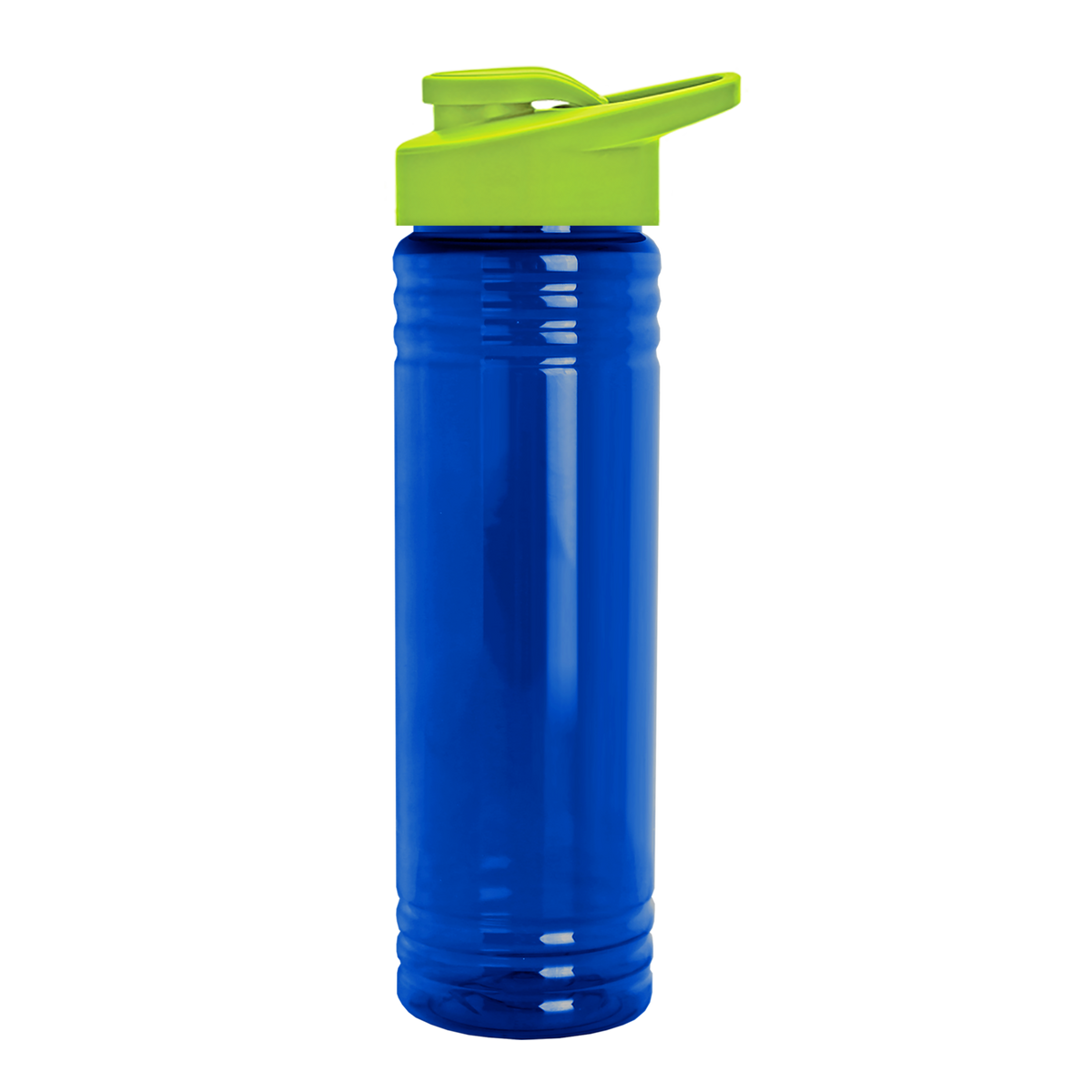 Custom logo Slim Fit RPET Bottle with Drink-Thru Lid - 24 oz.