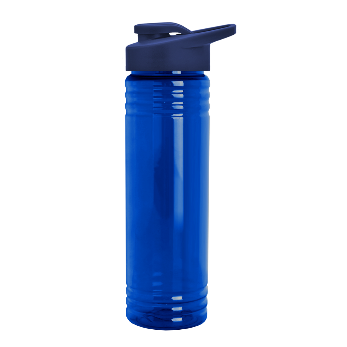 Custom logo Slim Fit RPET Bottle with Drink-Thru Lid - 24 oz.