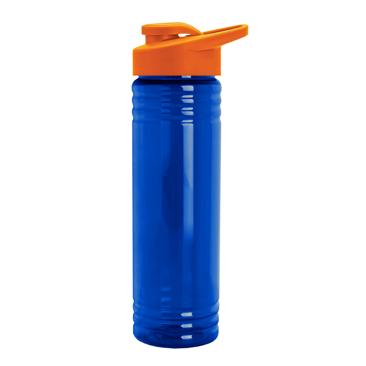 Custom logo Slim Fit RPET Bottle with Drink-Thru Lid - 24 oz.