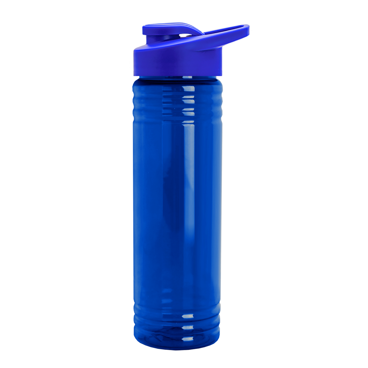 Custom logo Slim Fit RPET Bottle with Drink-Thru Lid - 24 oz.