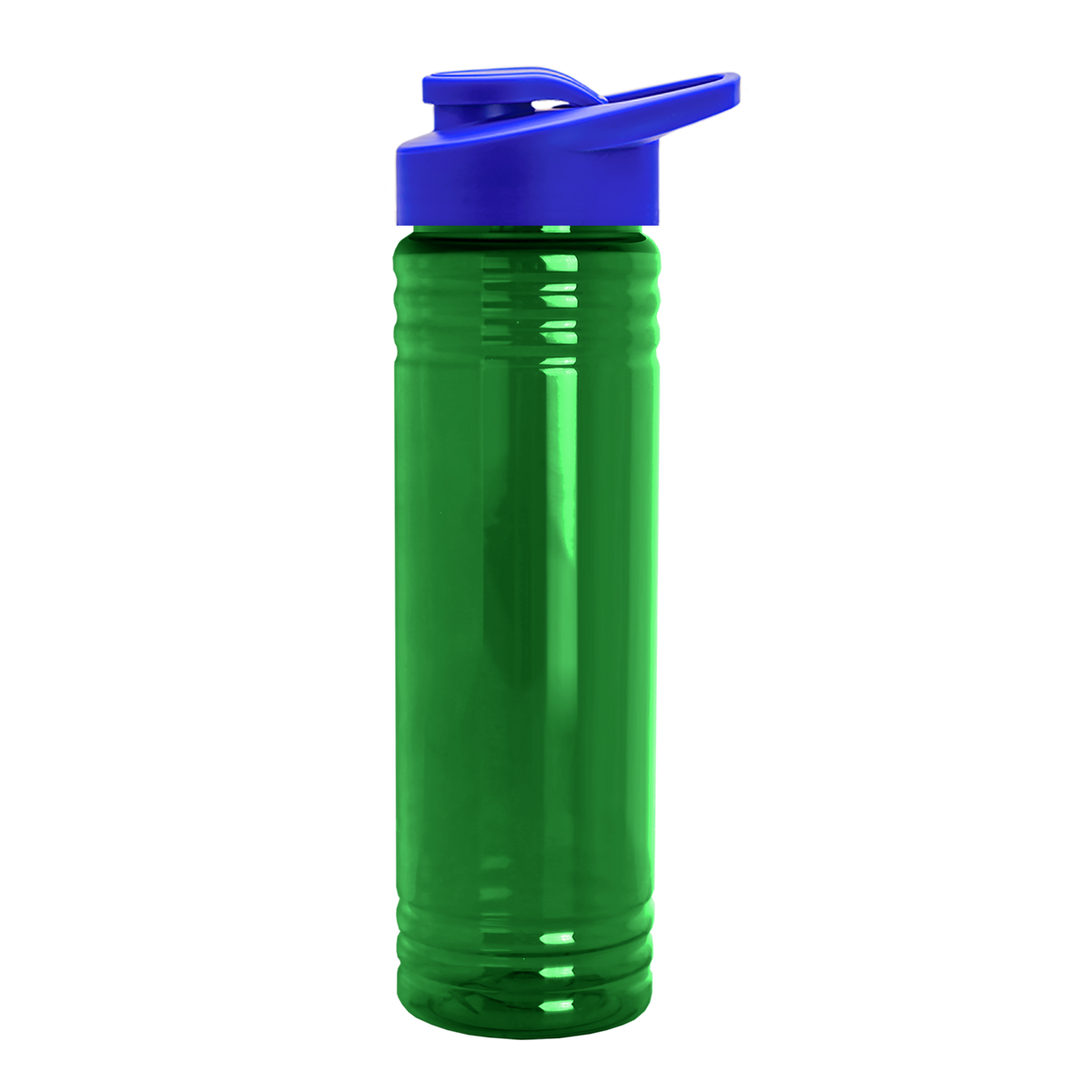 Custom logo Slim Fit RPET Bottle with Drink-Thru Lid - 24 oz.