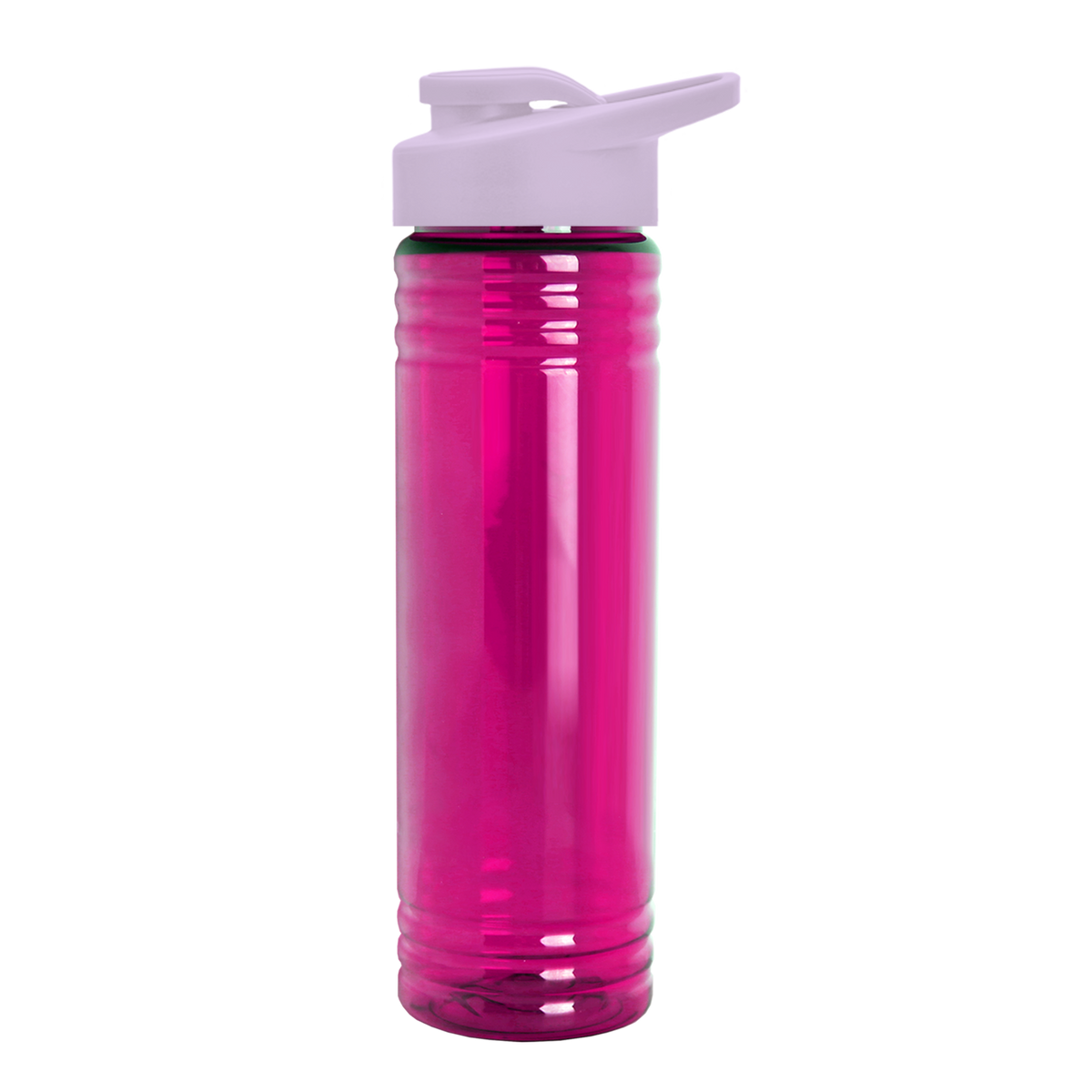 Custom logo Slim Fit RPET Bottle with Drink-Thru Lid - 24 oz.