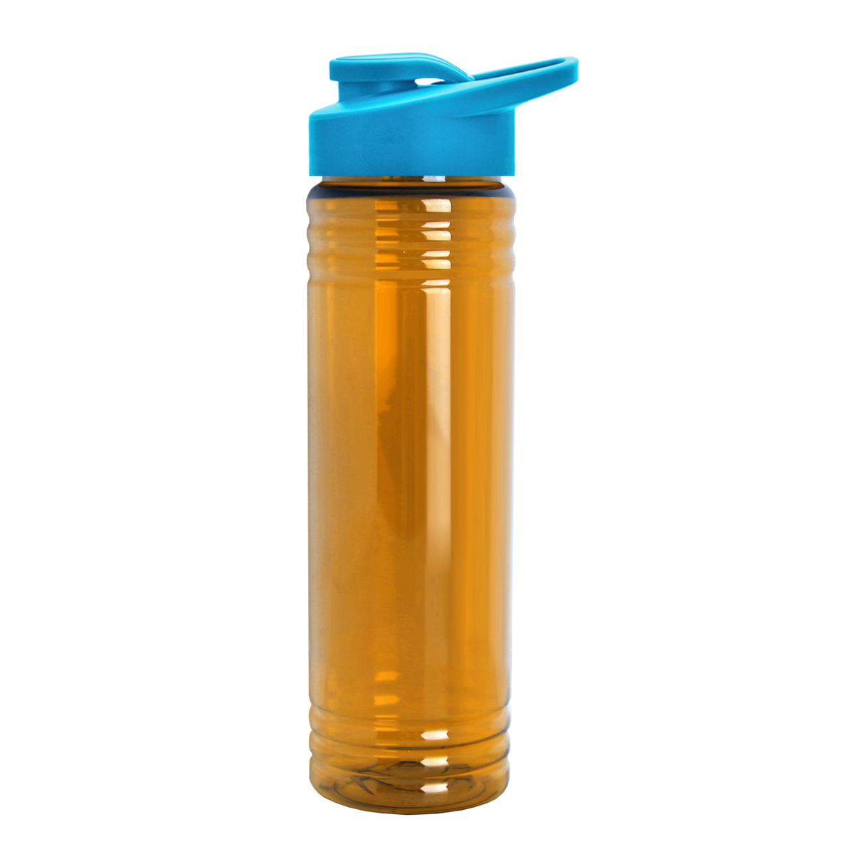 Custom logo Slim Fit RPET Bottle with Drink-Thru Lid - 24 oz.