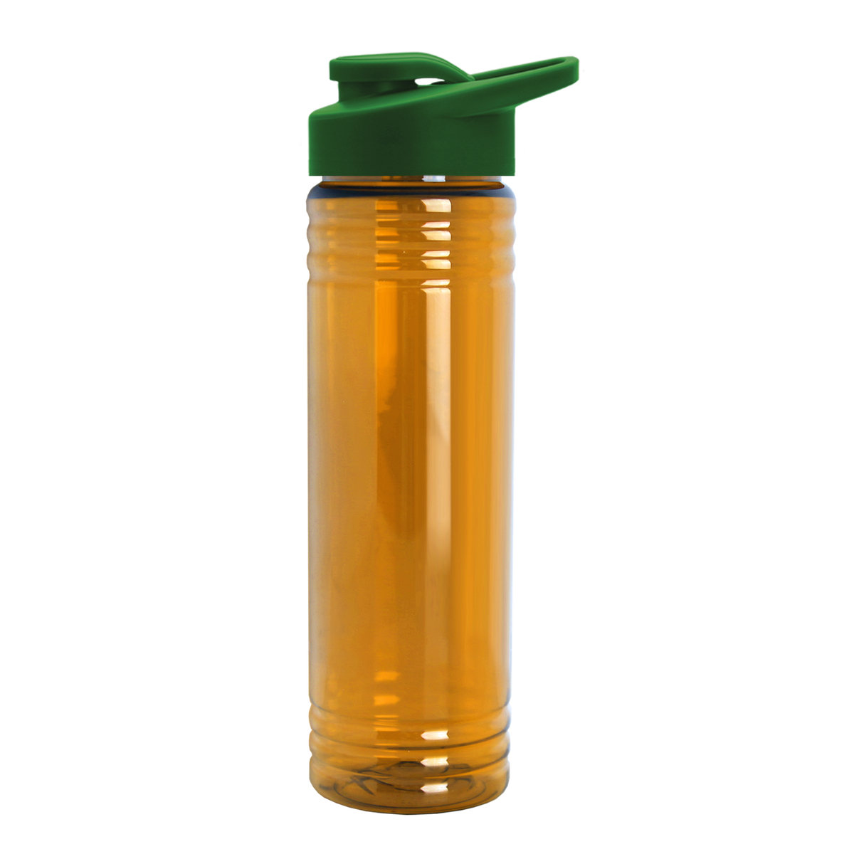 Custom logo Slim Fit RPET Bottle with Drink-Thru Lid - 24 oz.