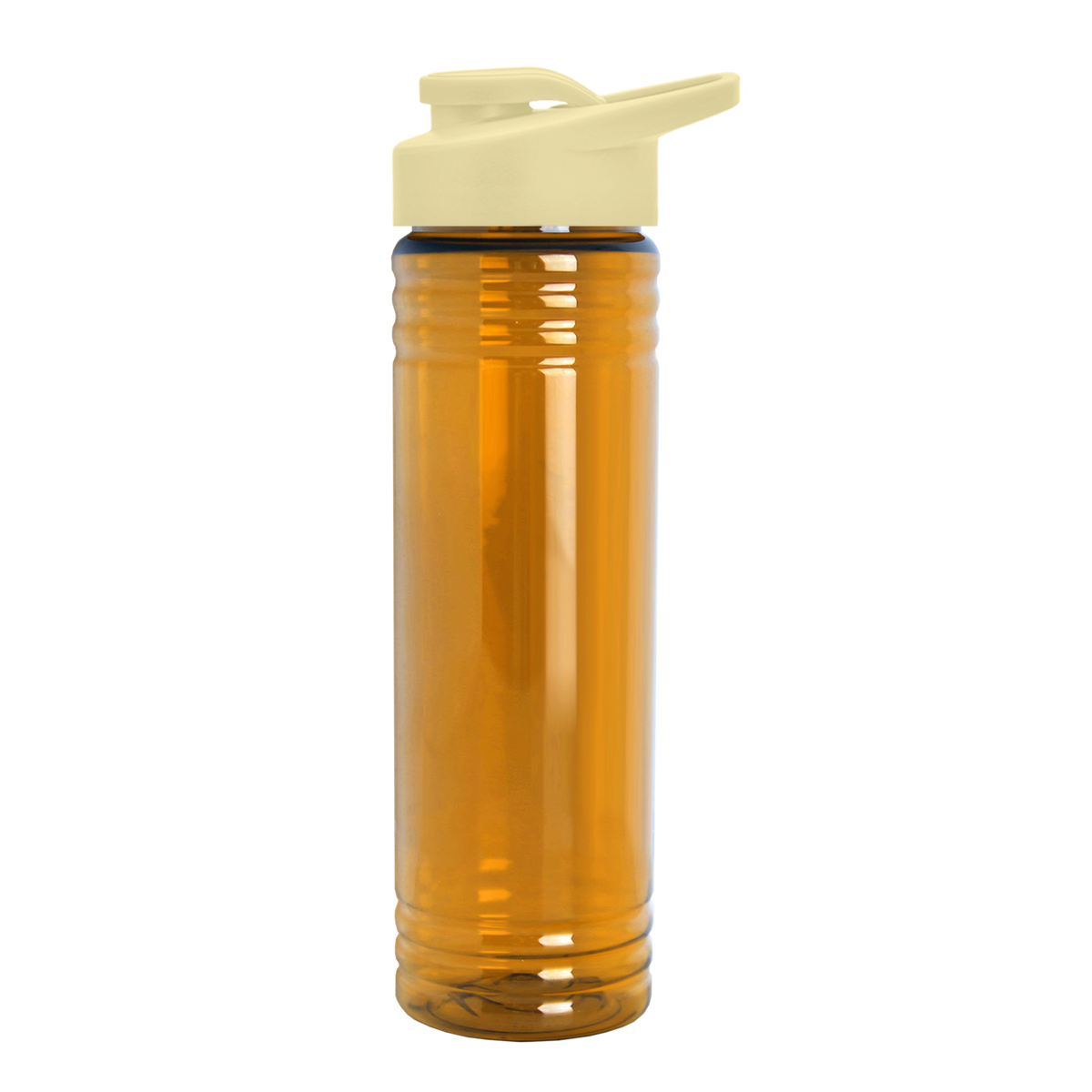 Custom logo Slim Fit RPET Bottle with Drink-Thru Lid - 24 oz.