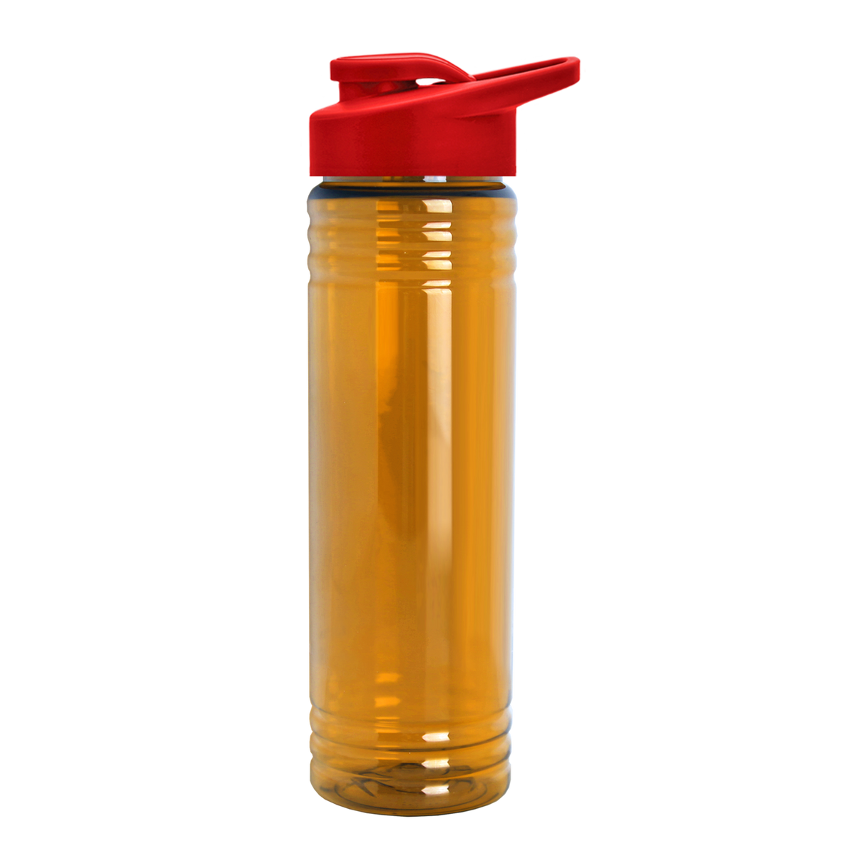 Custom logo Slim Fit RPET Bottle with Drink-Thru Lid - 24 oz.