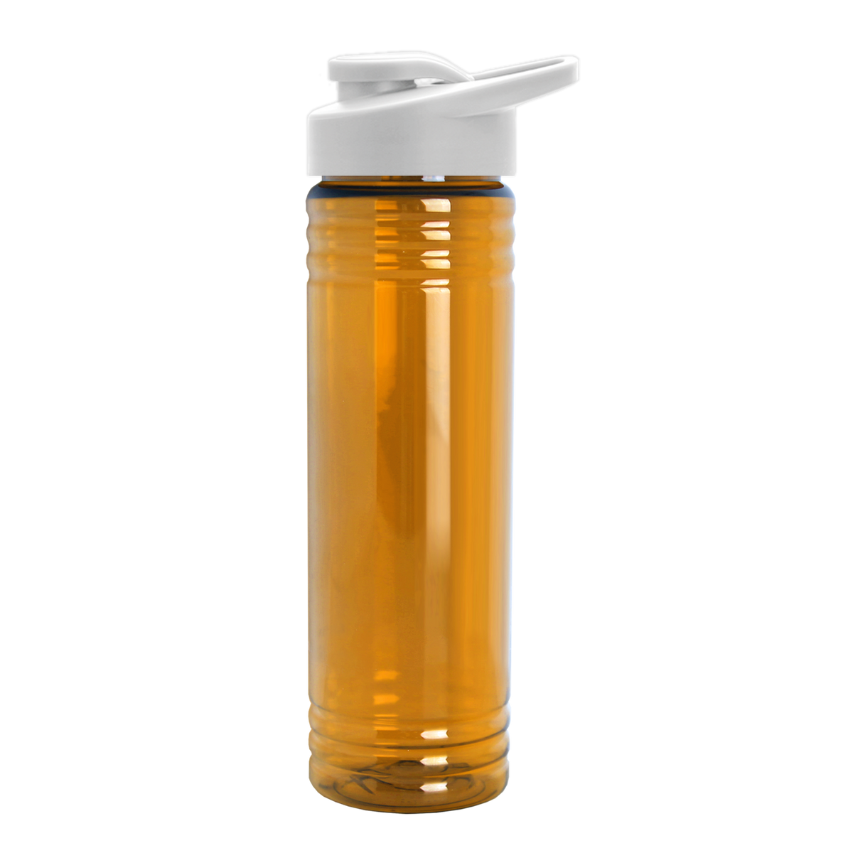 Custom logo Slim Fit RPET Bottle with Drink-Thru Lid - 24 oz.