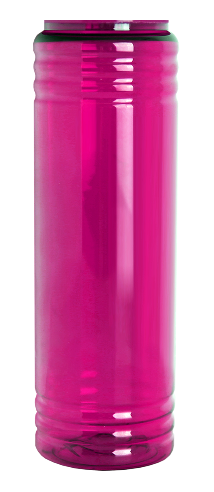 Custom logo Slim Fit RPET Bottle with Drink-Thru Lid - 24 oz.