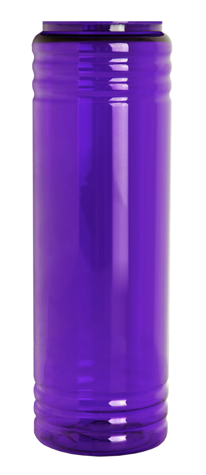 Custom logo Slim Fit RPET Bottle with Drink-Thru Lid - 24 oz.