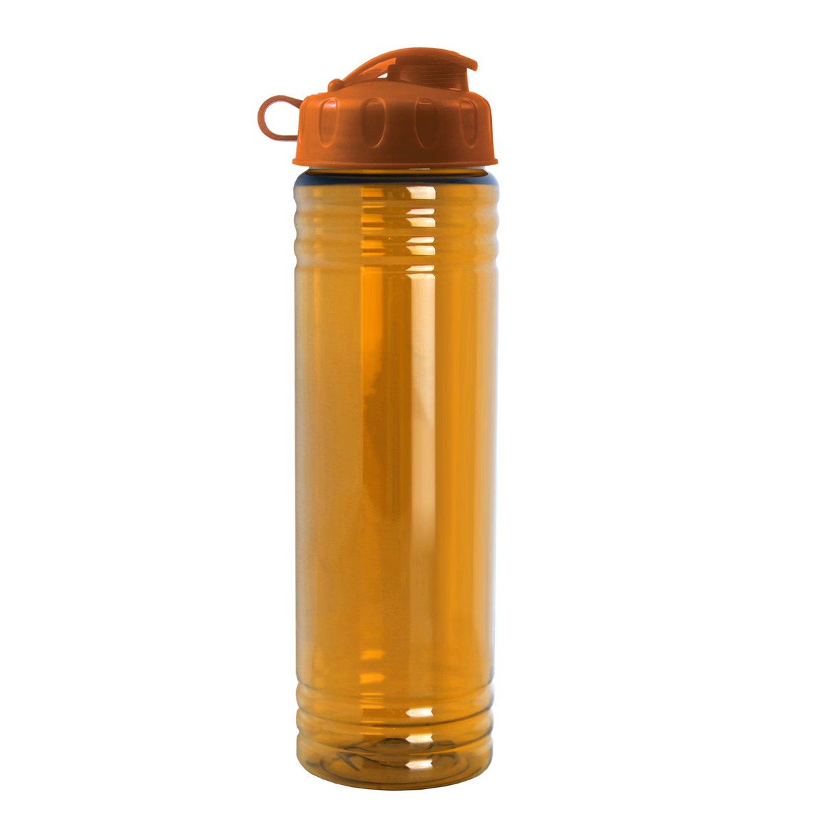 Custom logo Slim Fit RPET Bottle with Flip Lid - 24 oz.