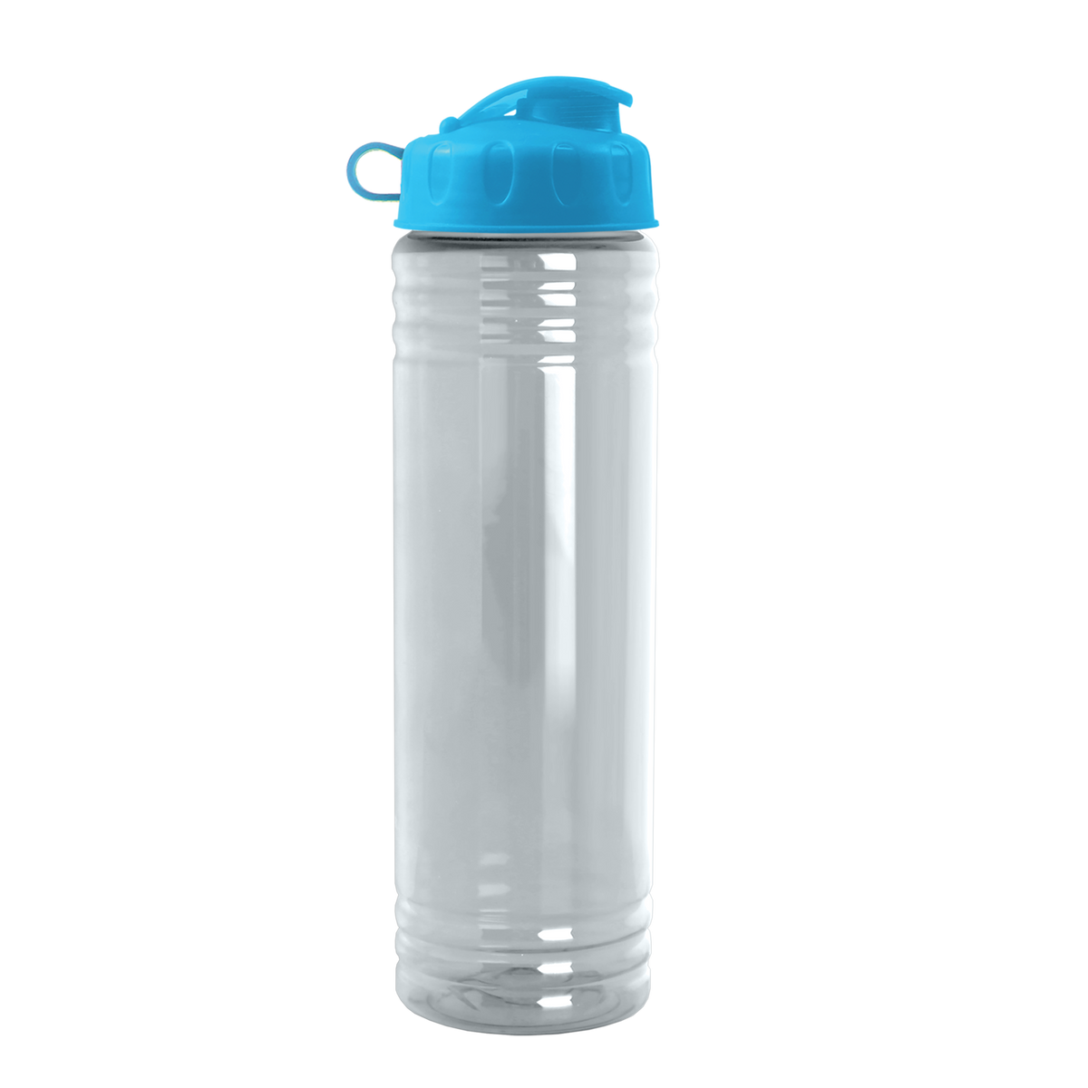 Custom logo Slim Fit RPET Bottle with Flip Lid - 24 oz.