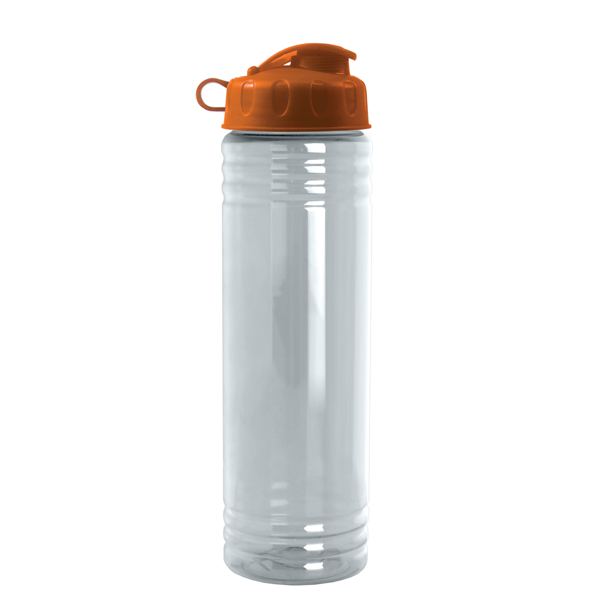 Custom logo Slim Fit RPET Bottle with Flip Lid - 24 oz.