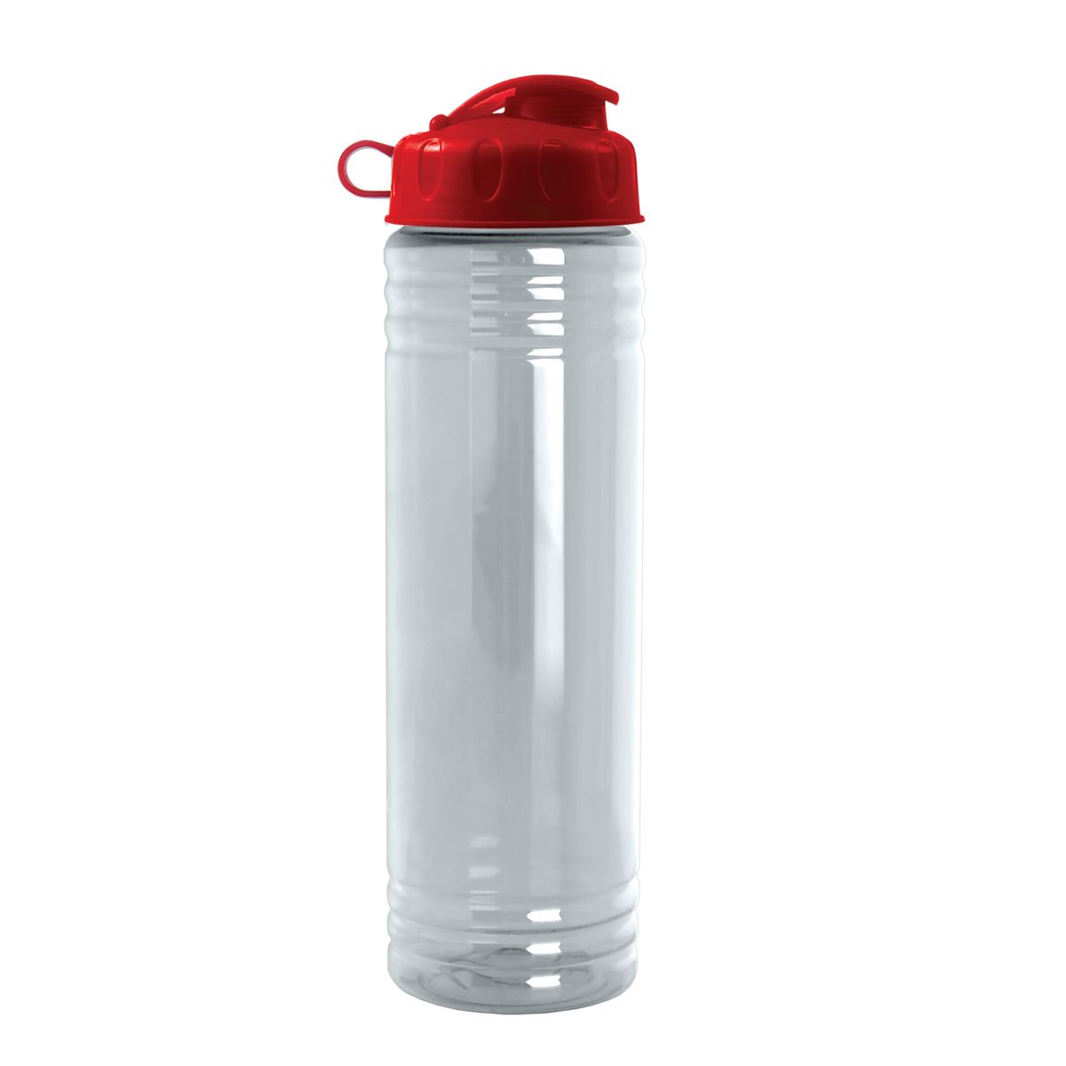 Custom logo Slim Fit RPET Bottle with Flip Lid - 24 oz.