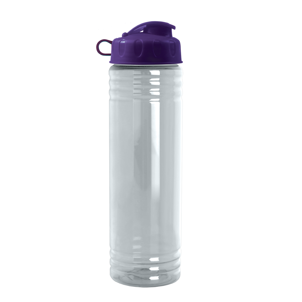 Custom logo Slim Fit RPET Bottle with Flip Lid - 24 oz.