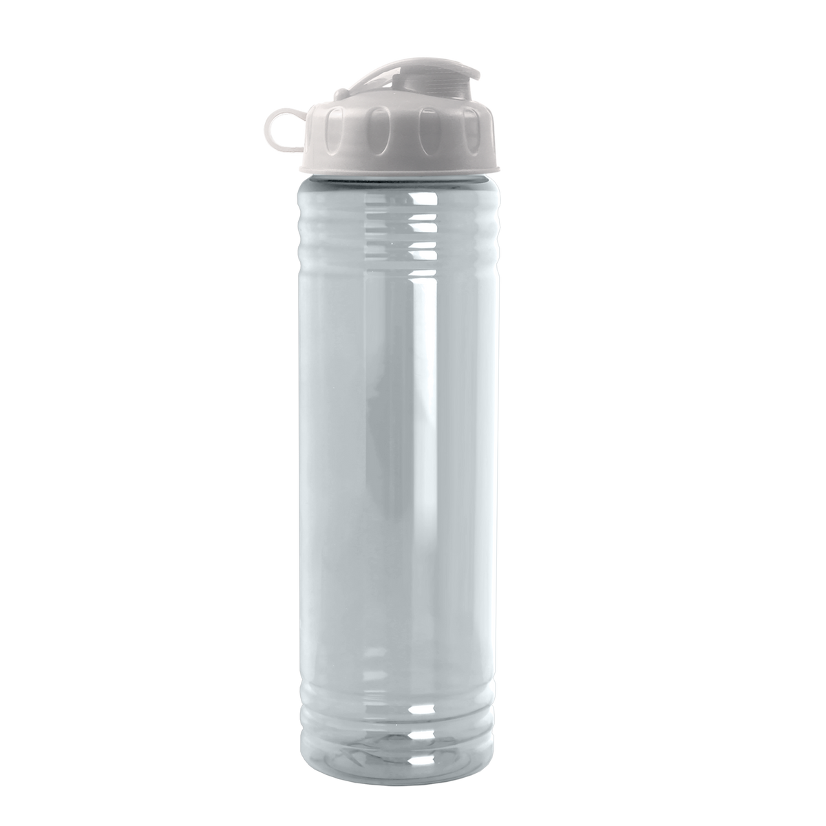 Custom logo Slim Fit RPET Bottle with Flip Lid - 24 oz.