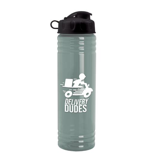 Slim Fit RPET Bottle with Flip Lid - 24 oz.