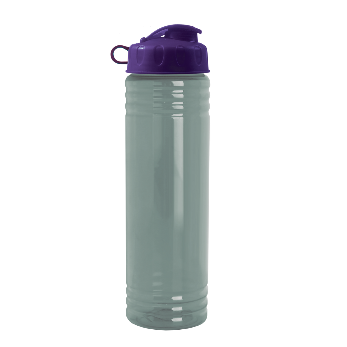 Custom logo Slim Fit RPET Bottle with Flip Lid - 24 oz.