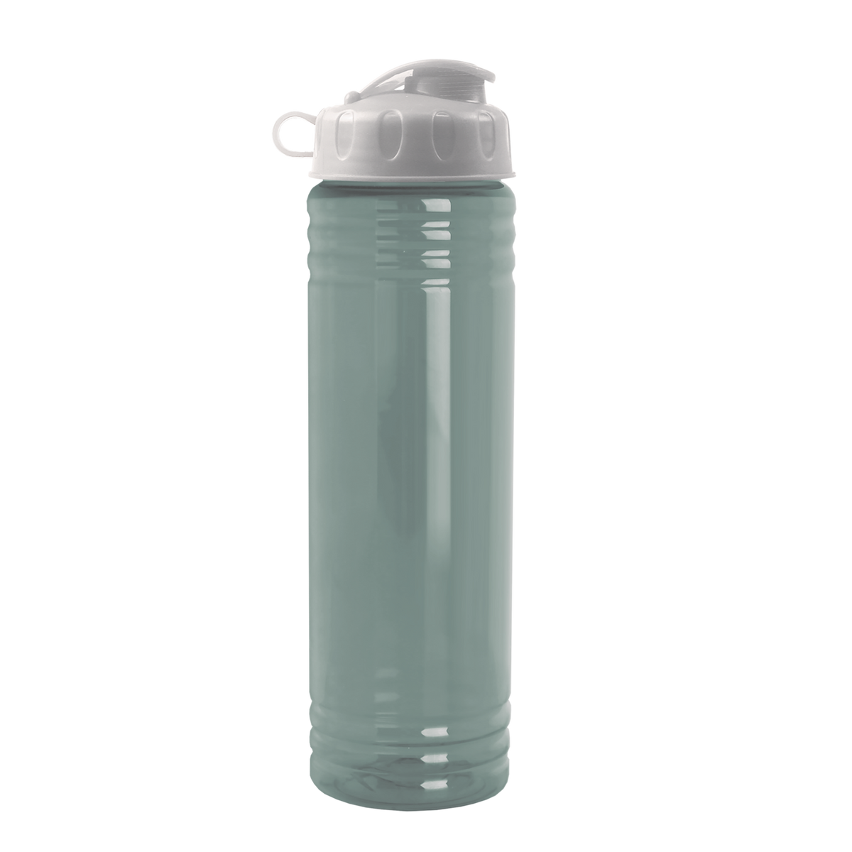 Custom logo Slim Fit RPET Bottle with Flip Lid - 24 oz.