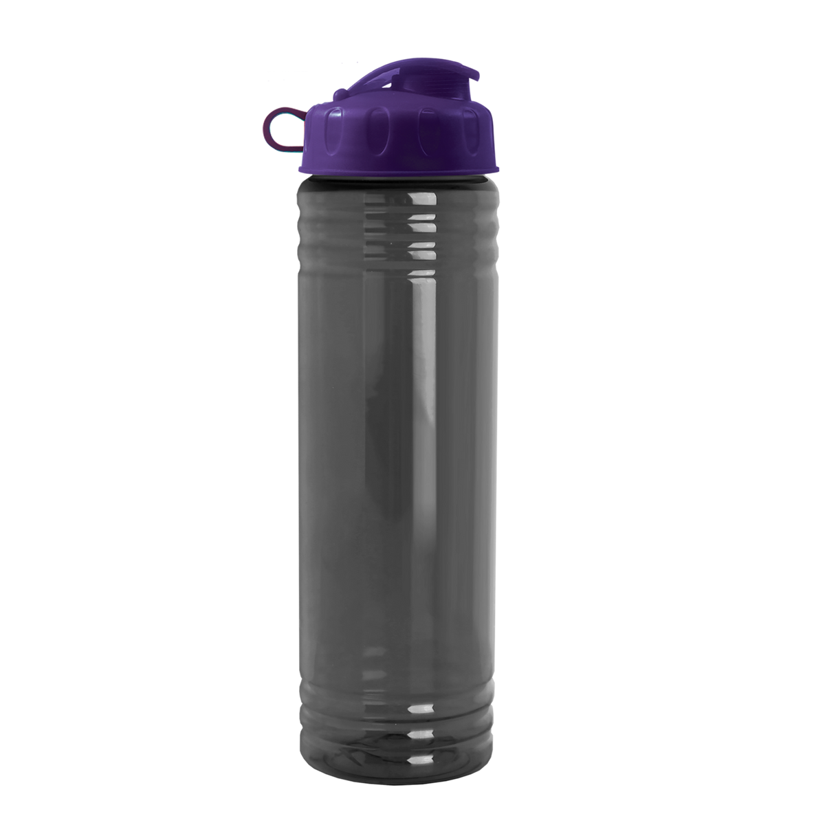Custom logo Slim Fit RPET Bottle with Flip Lid - 24 oz.