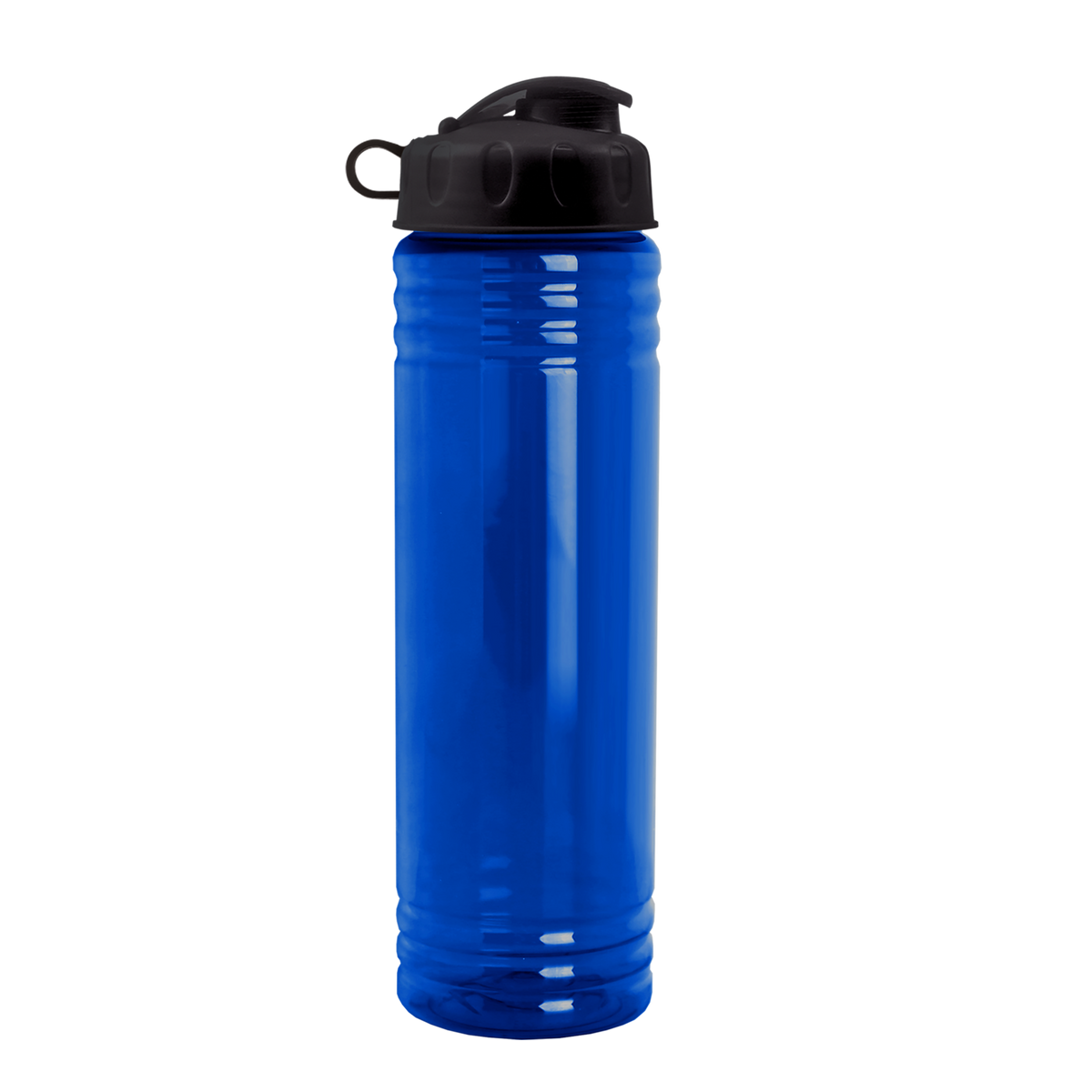 Custom logo Slim Fit RPET Bottle with Flip Lid - 24 oz.