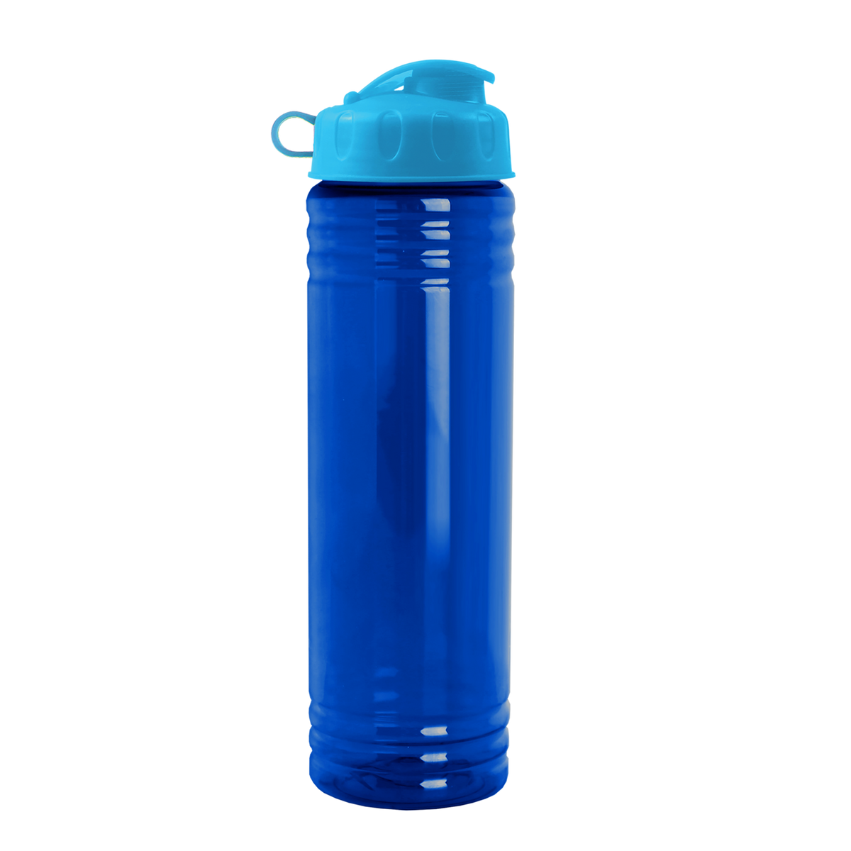 Custom logo Slim Fit RPET Bottle with Flip Lid - 24 oz.
