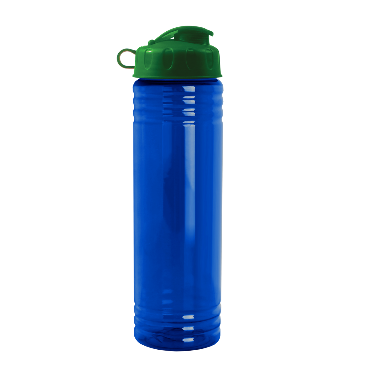 Custom logo Slim Fit RPET Bottle with Flip Lid - 24 oz.
