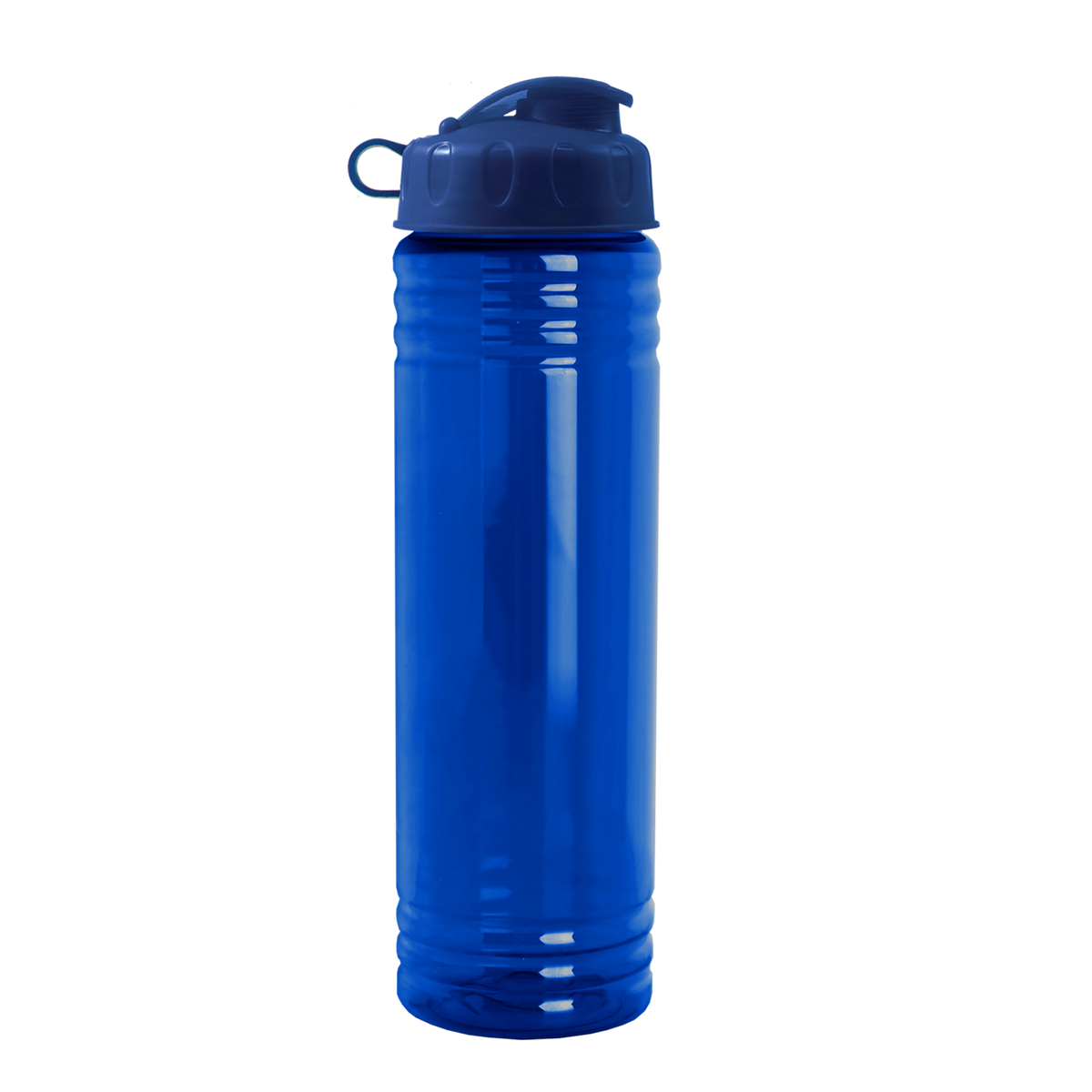 Custom logo Slim Fit RPET Bottle with Flip Lid - 24 oz.