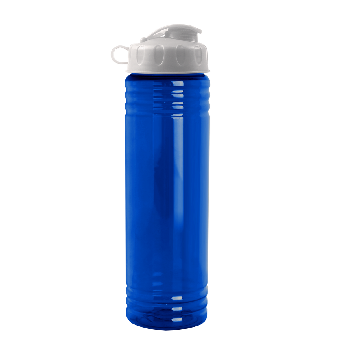 Custom logo Slim Fit RPET Bottle with Flip Lid - 24 oz.