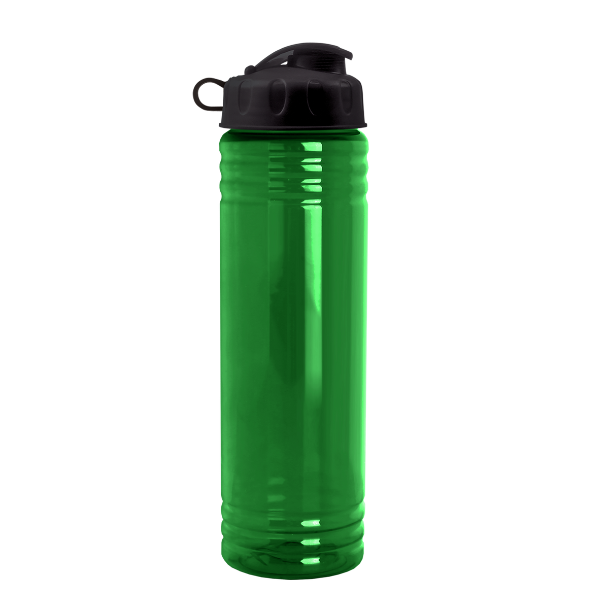 Custom logo Slim Fit RPET Bottle with Flip Lid - 24 oz.