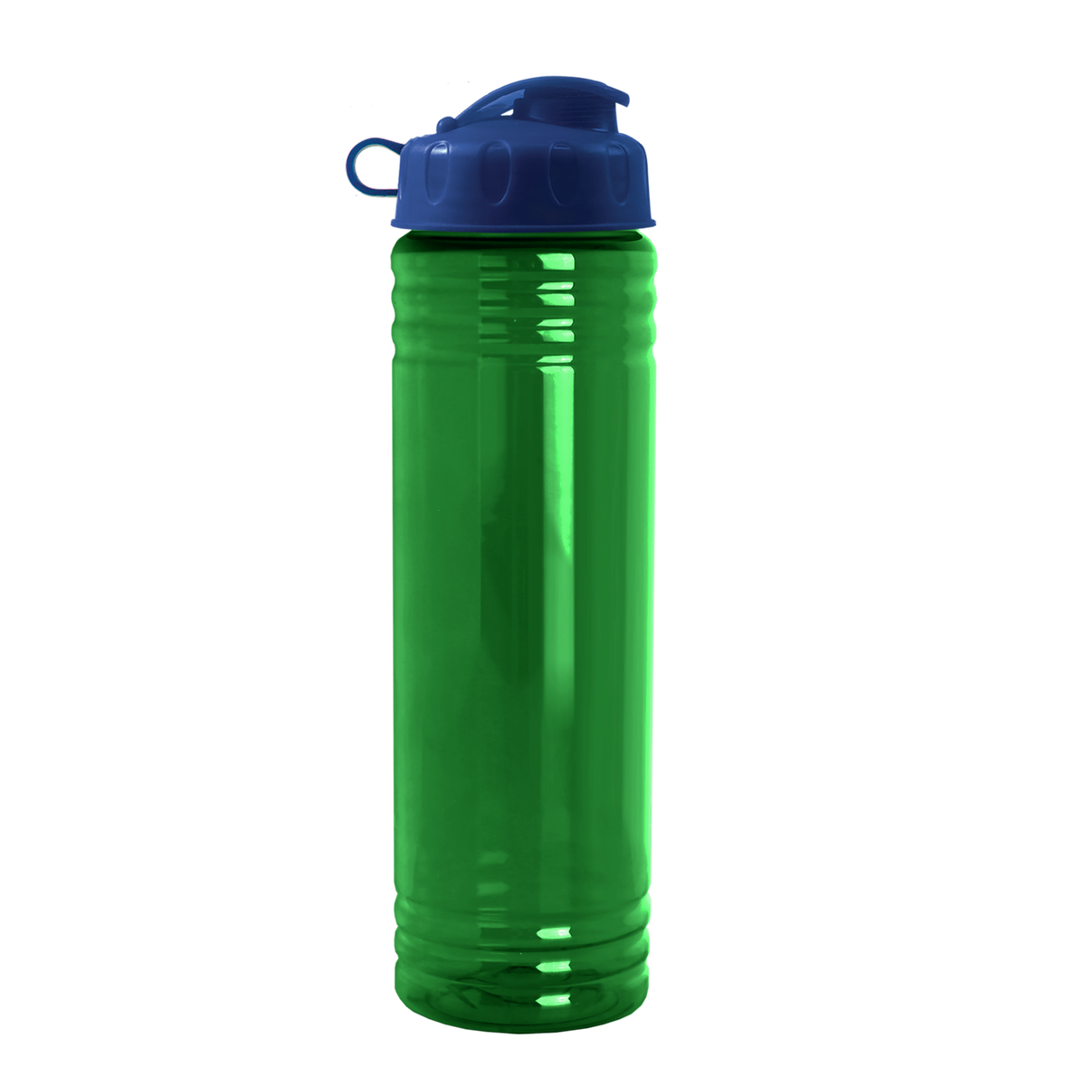 Custom logo Slim Fit RPET Bottle with Flip Lid - 24 oz.