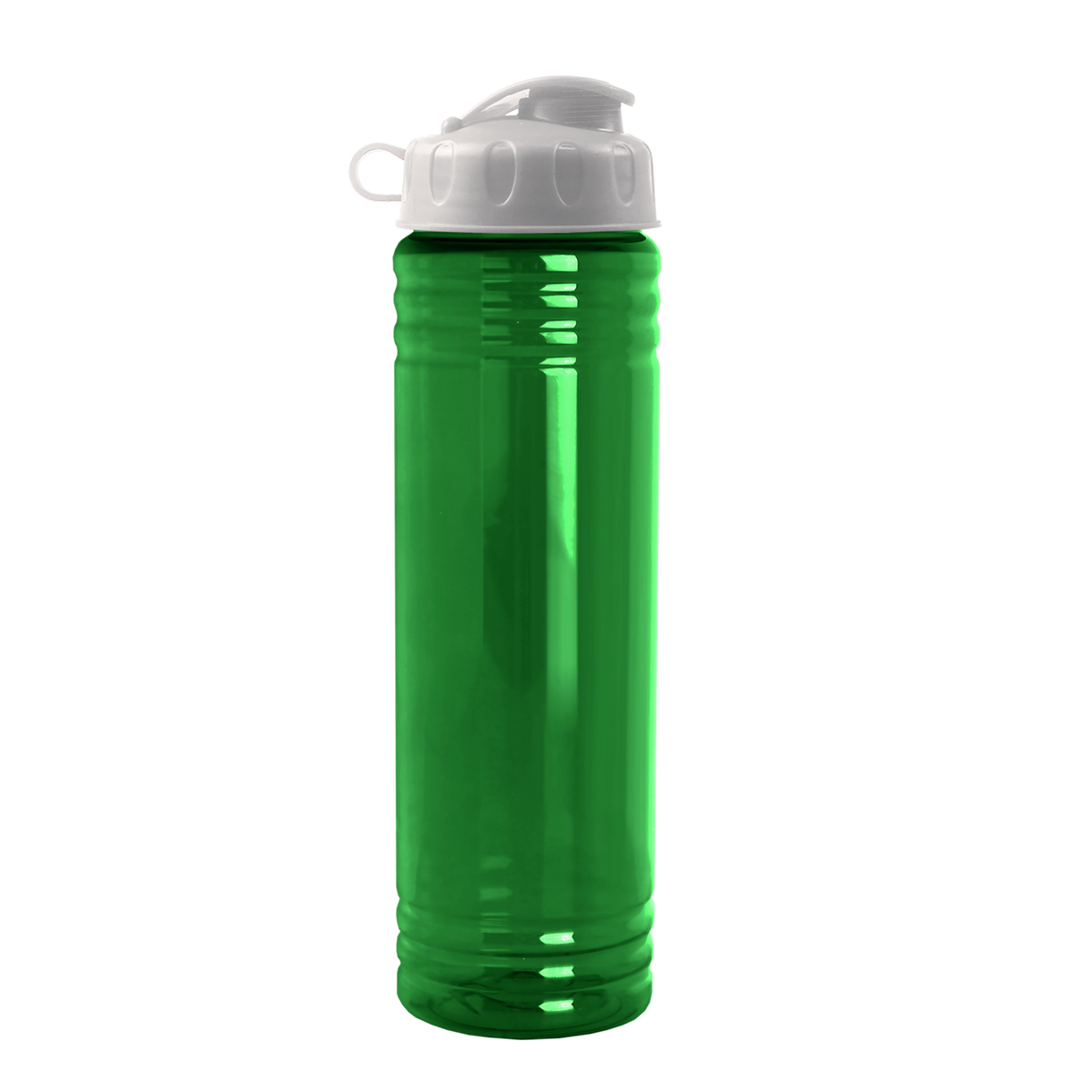 Custom logo Slim Fit RPET Bottle with Flip Lid - 24 oz.