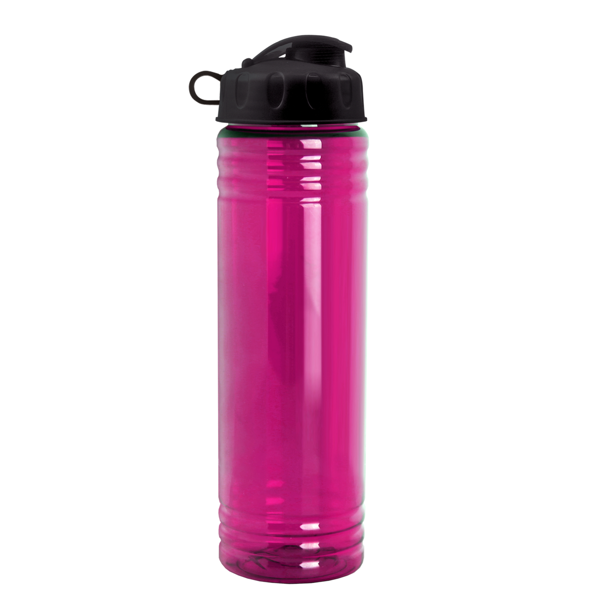 Custom logo Slim Fit RPET Bottle with Flip Lid - 24 oz.