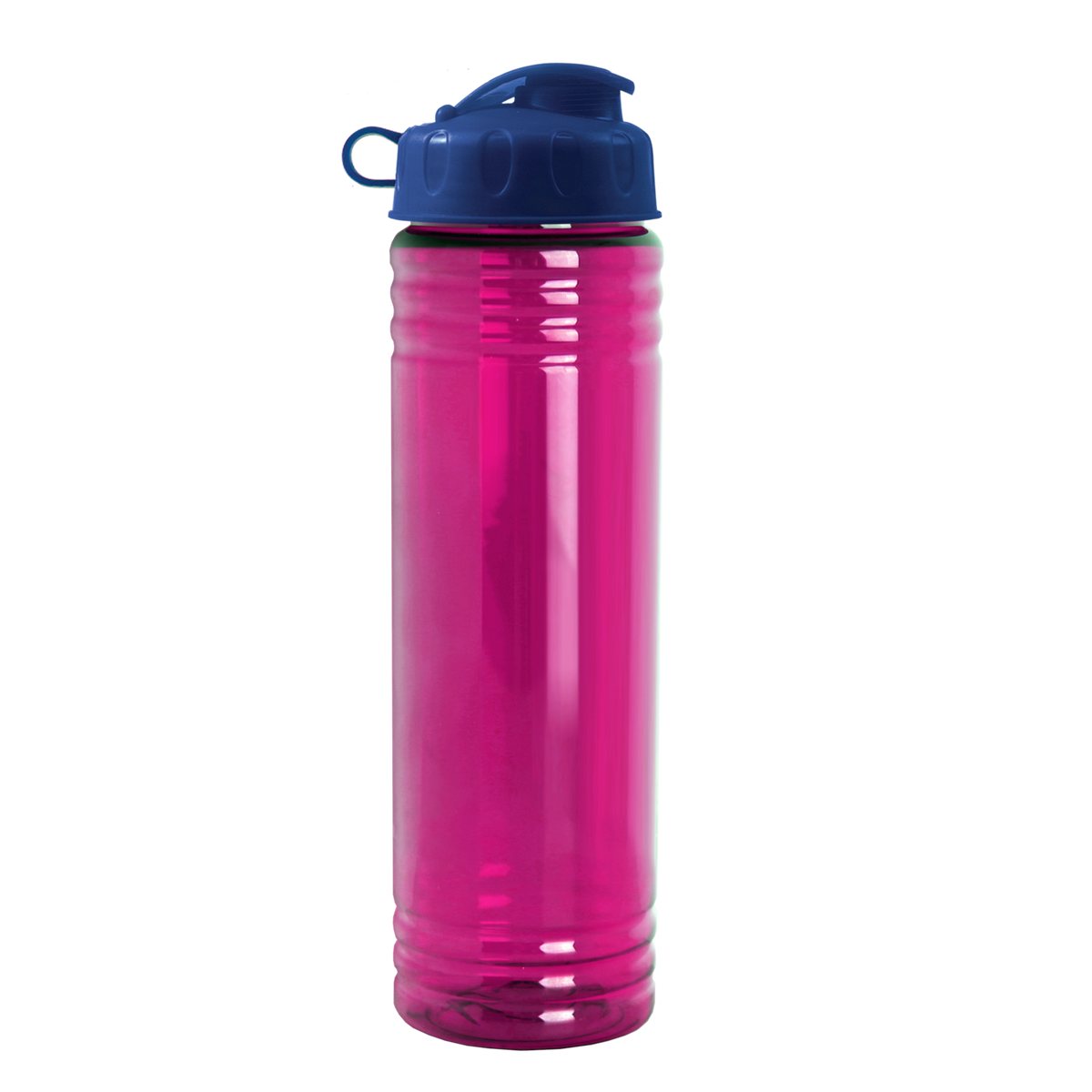 Custom logo Slim Fit RPET Bottle with Flip Lid - 24 oz.