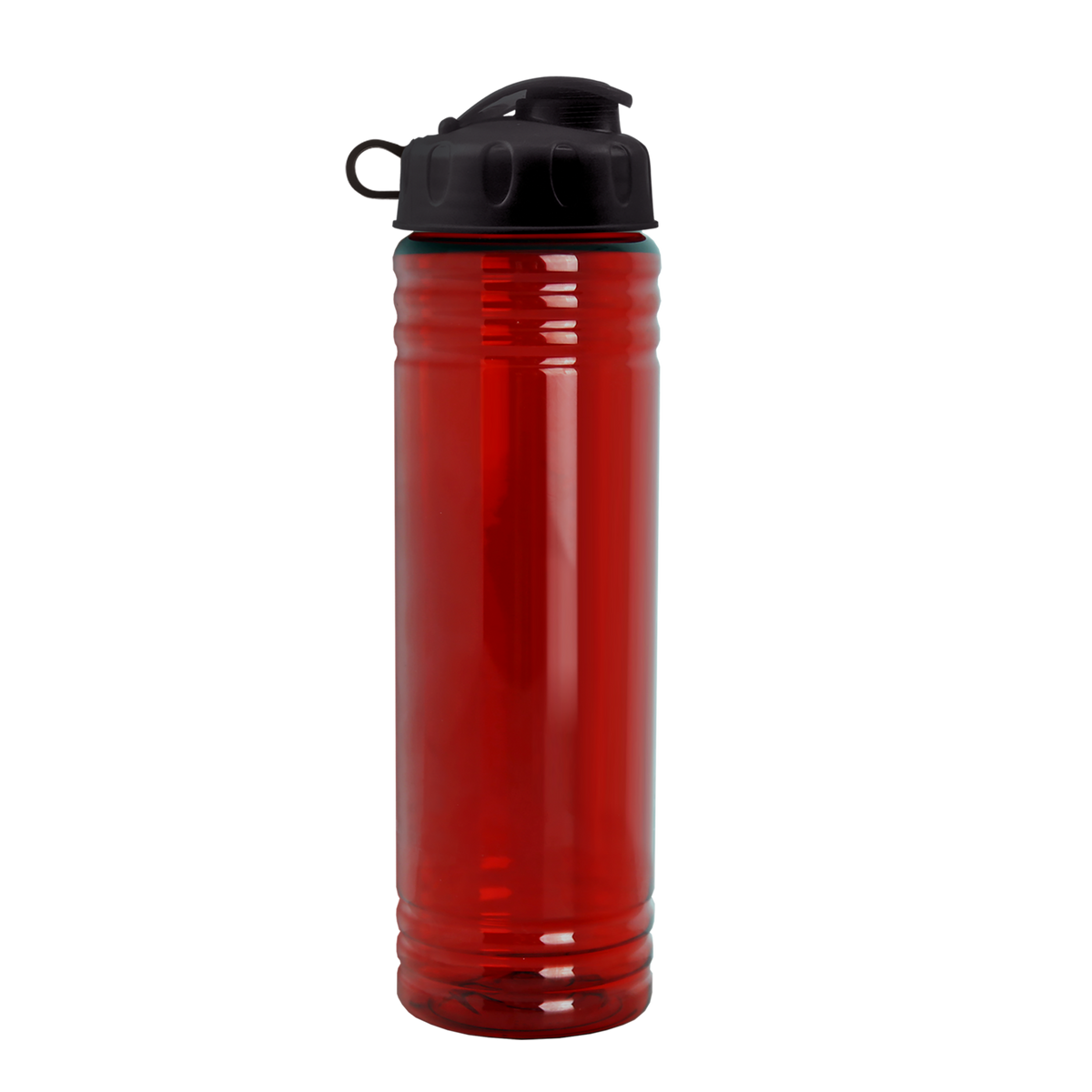 Custom logo Slim Fit RPET Bottle with Flip Lid - 24 oz.