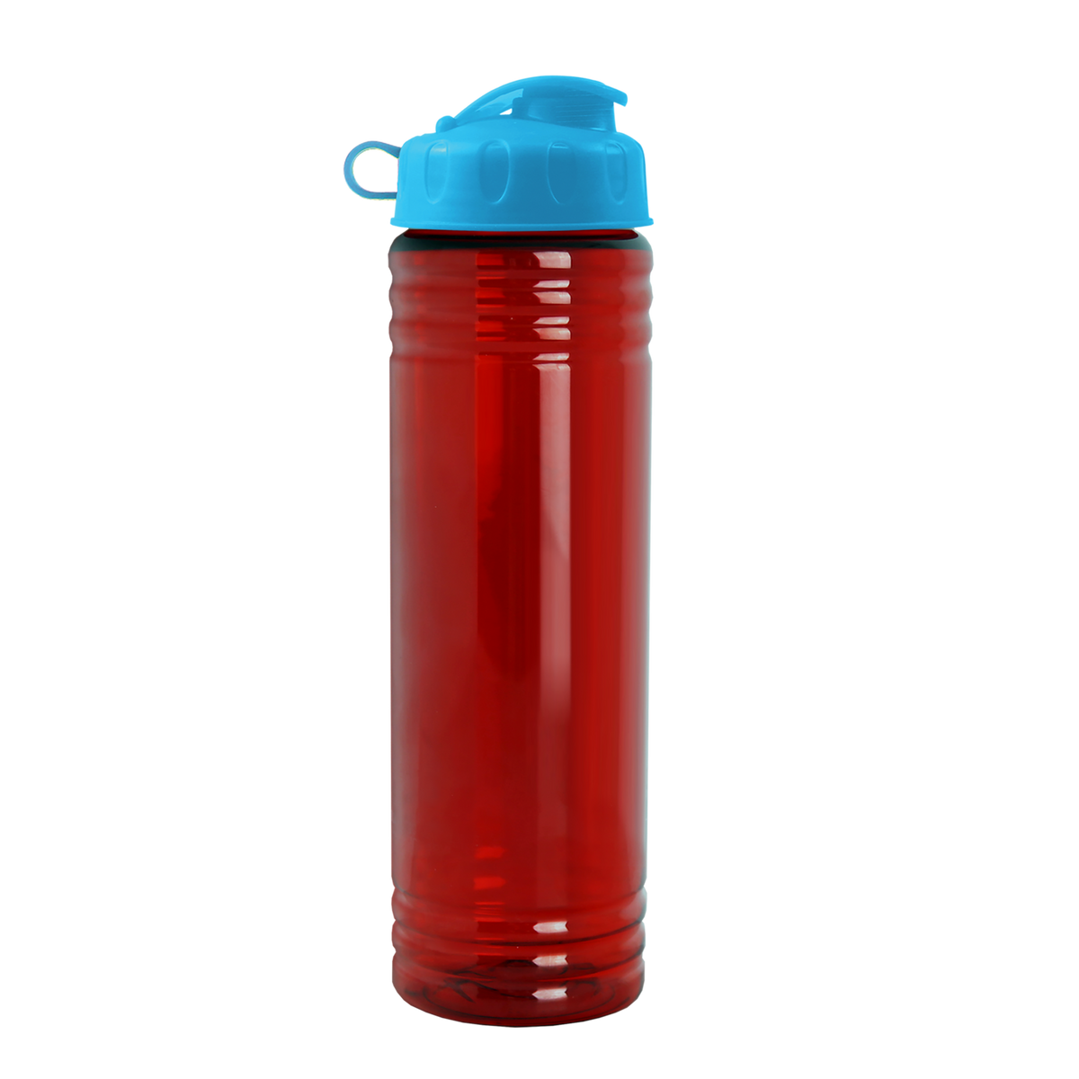 Custom logo Slim Fit RPET Bottle with Flip Lid - 24 oz.