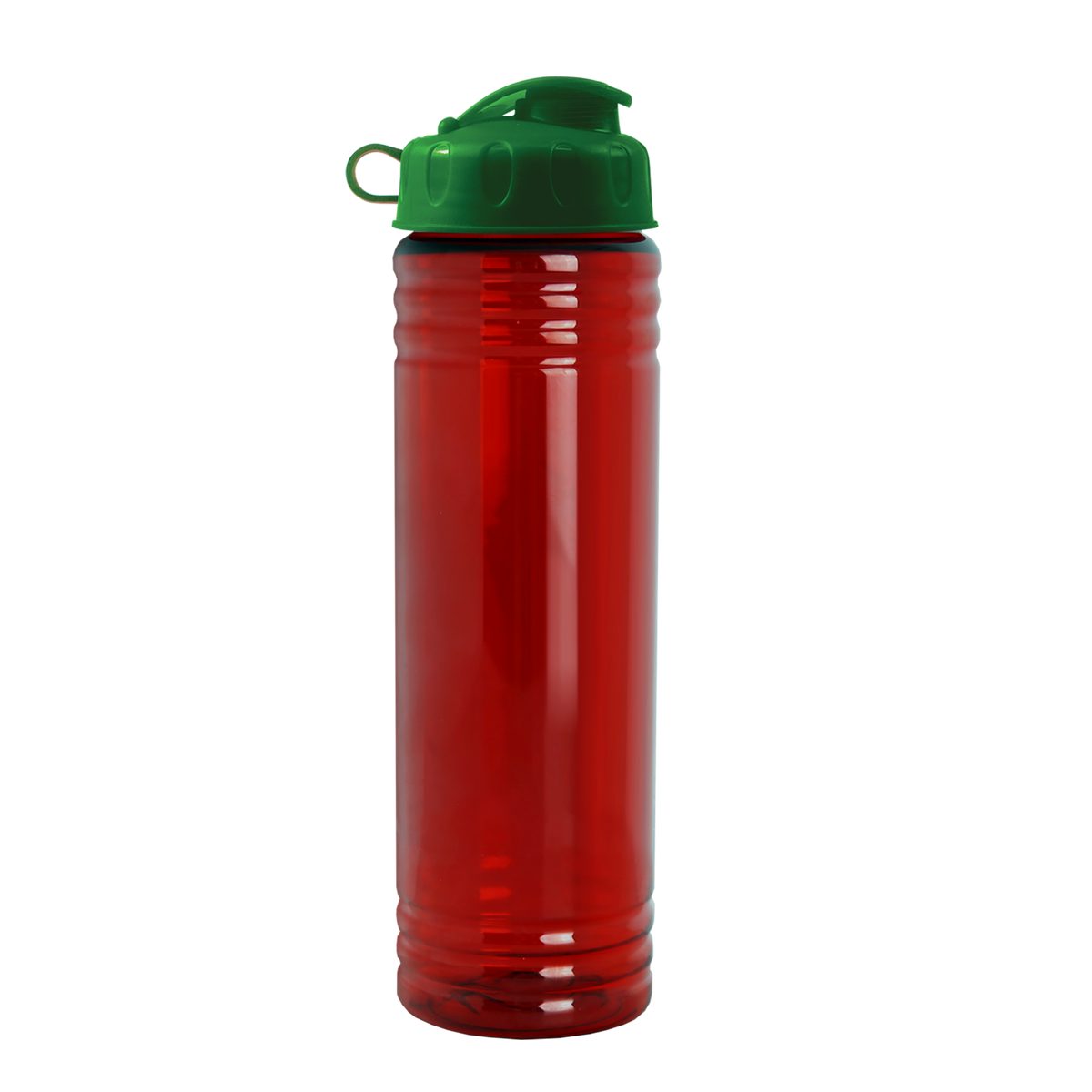 Custom logo Slim Fit RPET Bottle with Flip Lid - 24 oz.