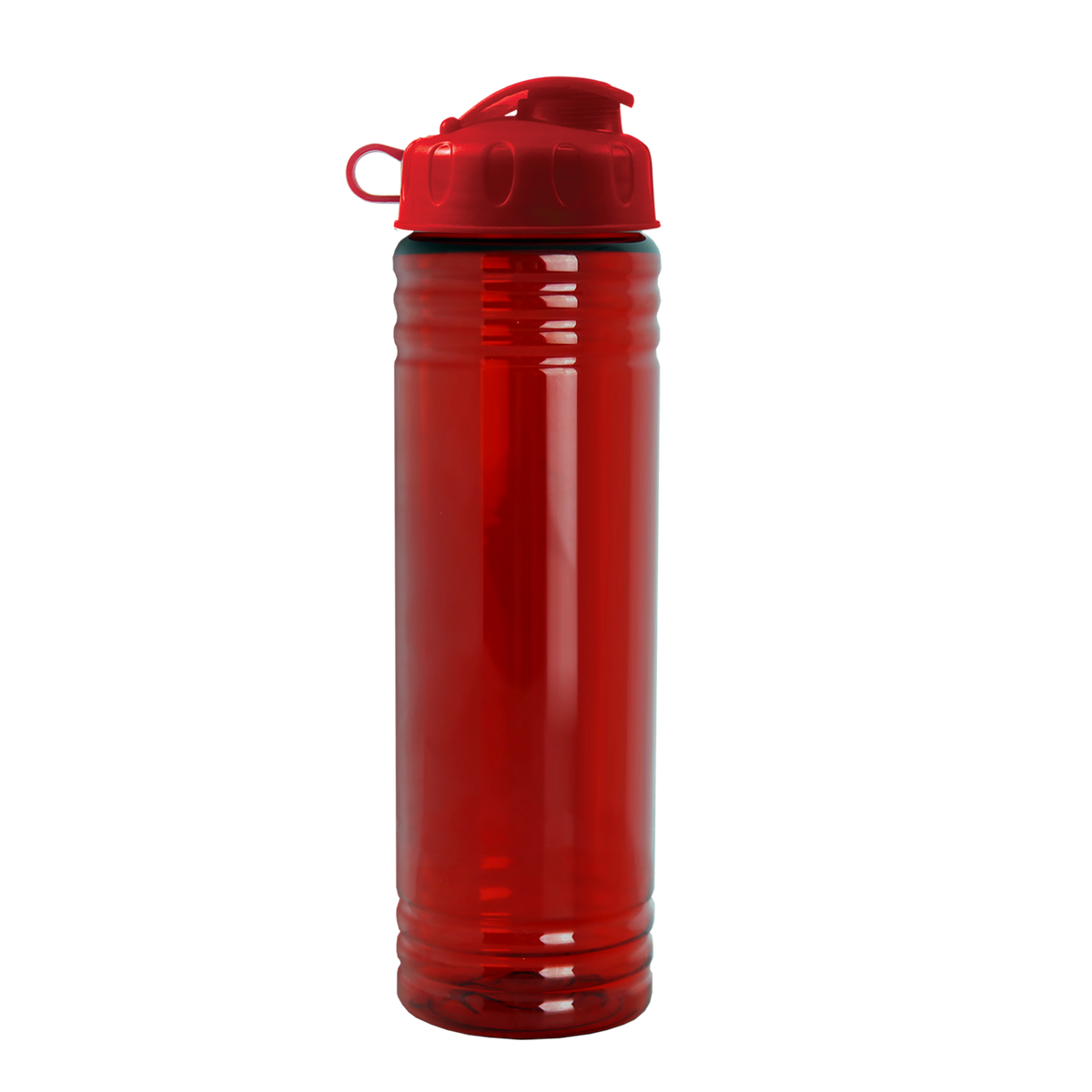 Custom logo Slim Fit RPET Bottle with Flip Lid - 24 oz.