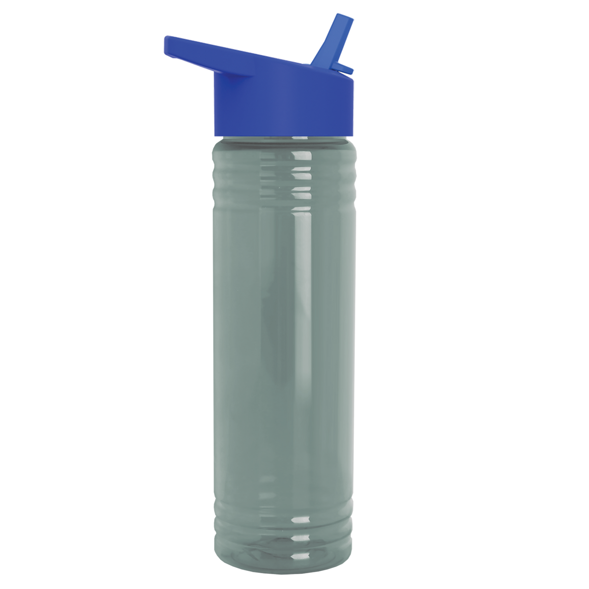 Custom logo Slim Fit RPET Bottle with Flip-Straw Lid - 24 oz.